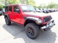 Firecracker Red 2023 Jeep Wrangler Unlimited Rubicon 4XE 20th Anniversary Hybrid Exterior
