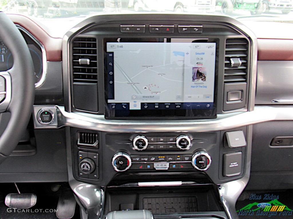2023 F150 Lariat SuperCrew 4x4 - Star White Metallic Tri-Coat / Black photo #16
