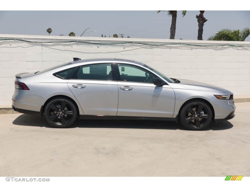 Lunar Silver Metallic 2023 Honda Accord Sport-L Hybrid Exterior Photo #146241279