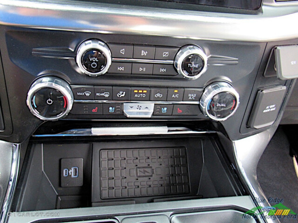 2023 F150 Lariat SuperCrew 4x4 - Star White Metallic Tri-Coat / Black photo #19