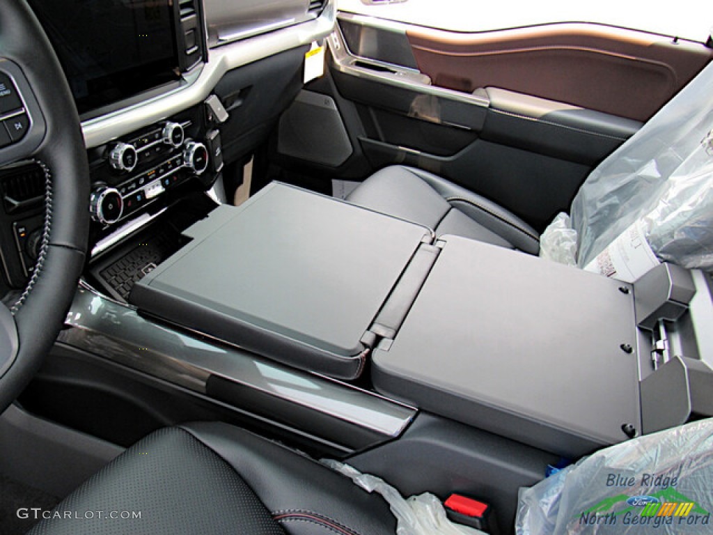 2023 F150 Lariat SuperCrew 4x4 - Star White Metallic Tri-Coat / Black photo #22
