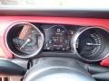 2023 Jeep Wrangler Unlimited 20th Anniversary Red/Black Interior Gauges Photo