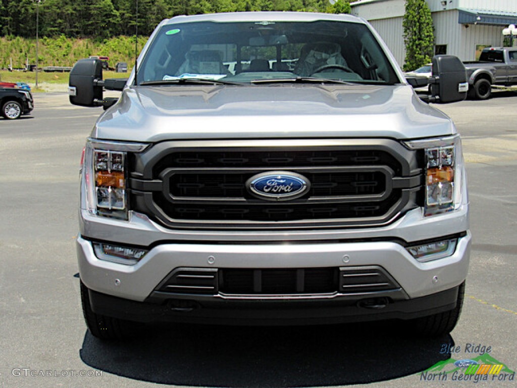 2023 F150 XLT SuperCrew 4x4 - Iconic Silver Metallic / Black photo #8