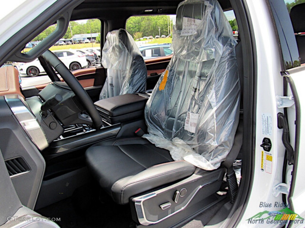 2023 F150 Lariat SuperCrew 4x4 - Star White Metallic Tri-Coat / Black photo #11