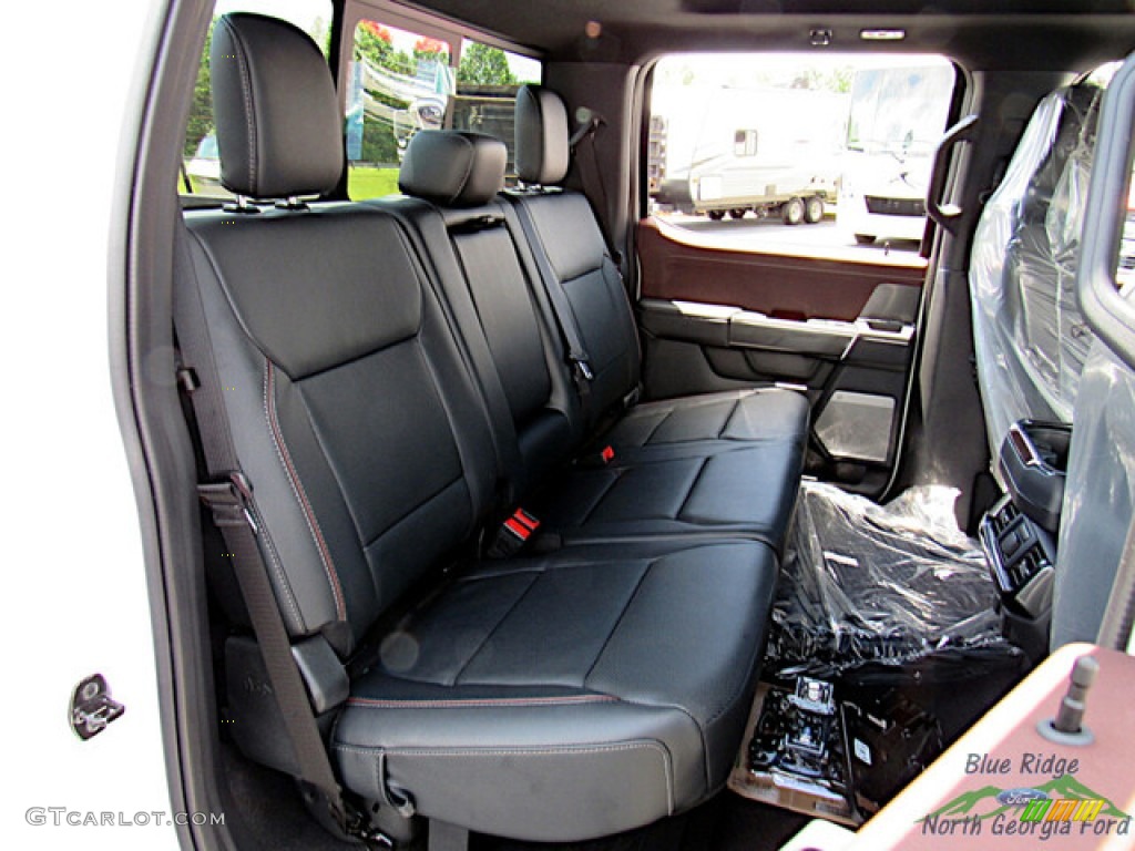 2023 F150 Lariat SuperCrew 4x4 - Star White Metallic Tri-Coat / Black photo #13