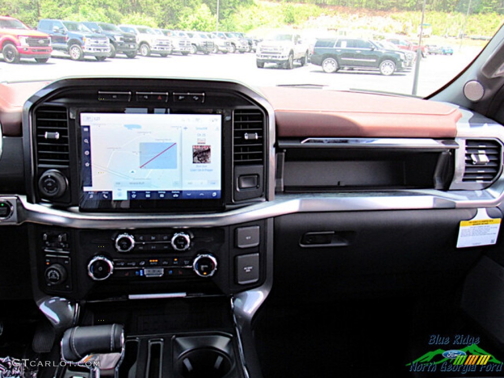 2023 F150 Lariat SuperCrew 4x4 - Star White Metallic Tri-Coat / Black photo #16