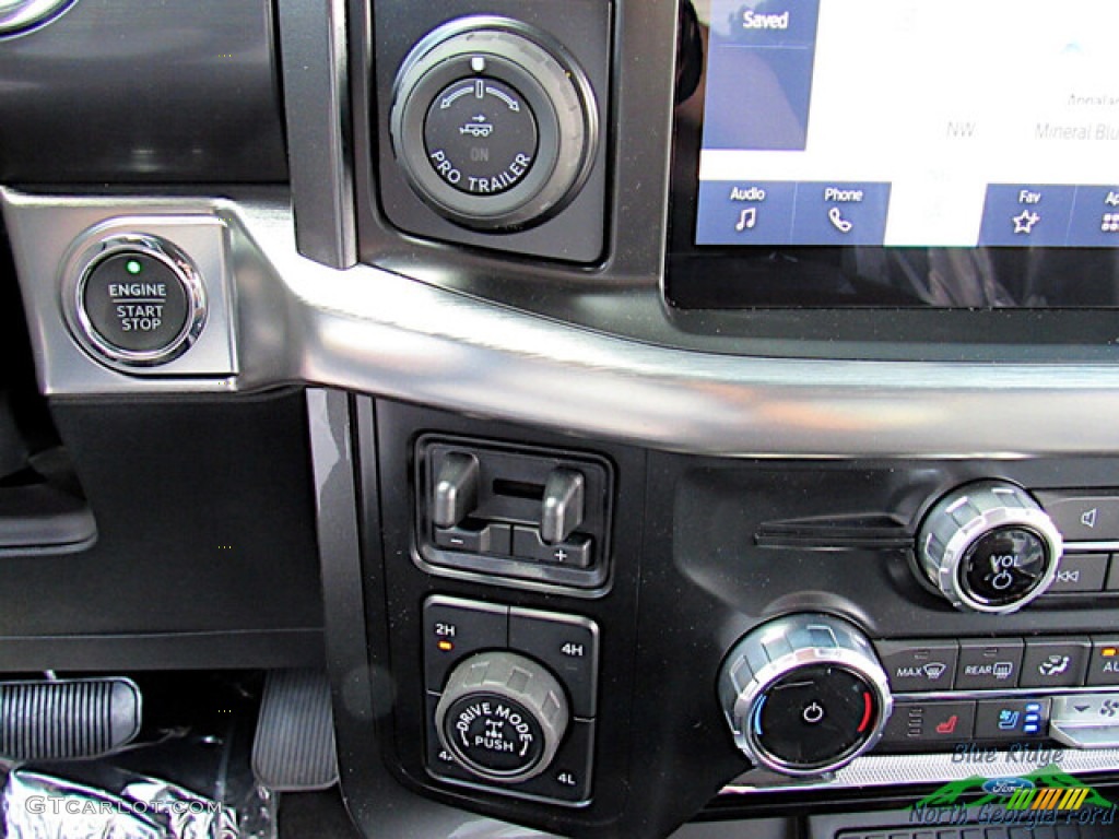 2023 F150 Lariat SuperCrew 4x4 - Star White Metallic Tri-Coat / Black photo #23