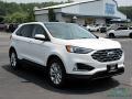 2023 Star White Metallic Tri-Coat Ford Edge Titanium AWD  photo #7