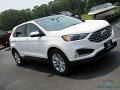 2023 Star White Metallic Tri-Coat Ford Edge Titanium AWD  photo #20