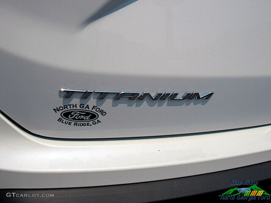 2023 Edge Titanium AWD - Star White Metallic Tri-Coat / Medium Soft Ceramic photo #23