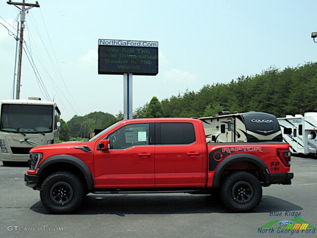 2023 F150 SVT Raptor SuperCrew 4x4 - Code Orange / Black photo #2