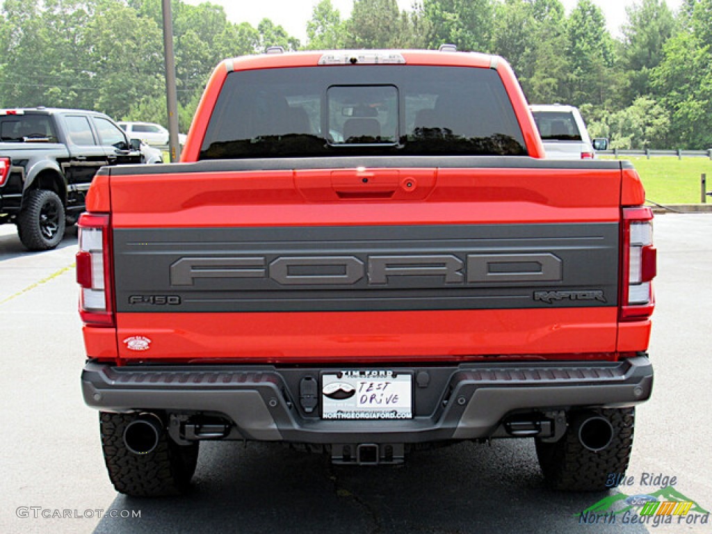 2023 F150 SVT Raptor SuperCrew 4x4 - Code Orange / Black photo #4