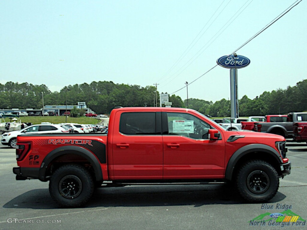 2023 F150 SVT Raptor SuperCrew 4x4 - Code Orange / Black photo #6