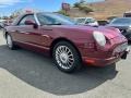 Merlot Metallic 2004 Ford Thunderbird Deluxe Roadster
