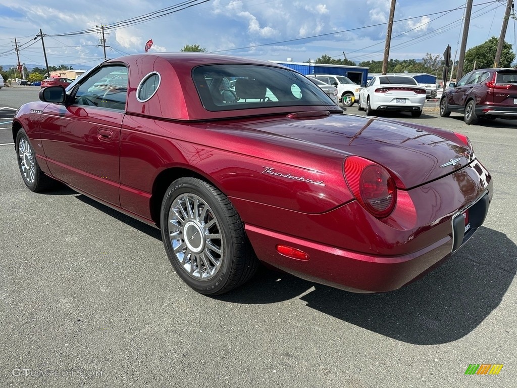 Merlot Metallic 2004 Ford Thunderbird Deluxe Roadster Exterior Photo #146243196