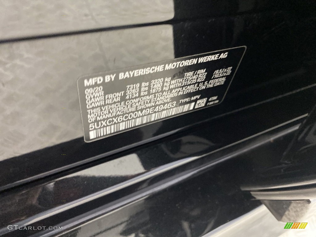 2021 X7 M50i - Black Sapphire Metallic / Tartufo photo #39