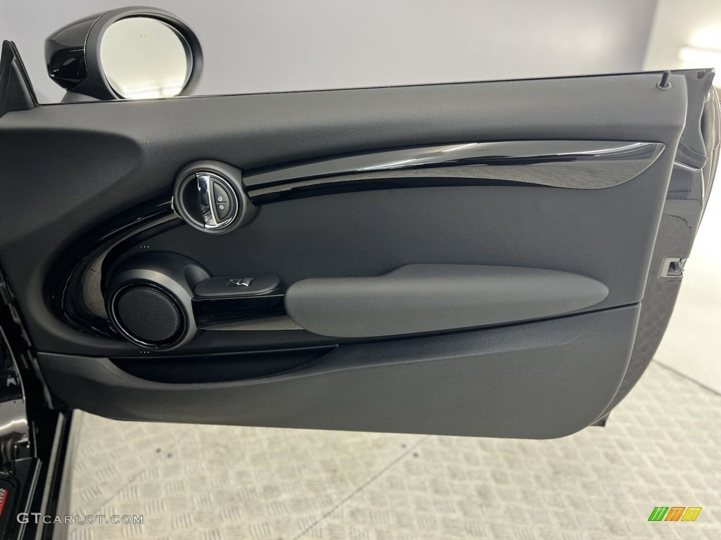 2021 Mini Hardtop Cooper 1499 GT Special Edition Dinamica/Carbon Black Double Stripe Door Panel Photo #146243940