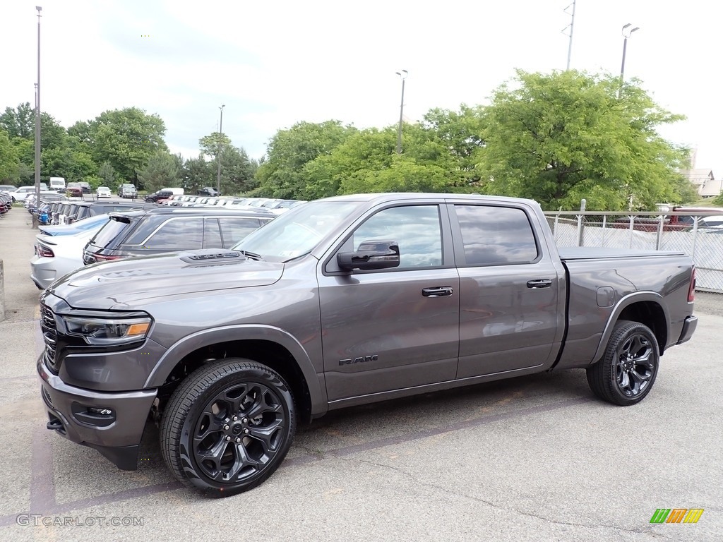 Granite Crystal Metallic 2023 Ram 1500 Limited Crew Cab 4x4 Exterior Photo #146244045