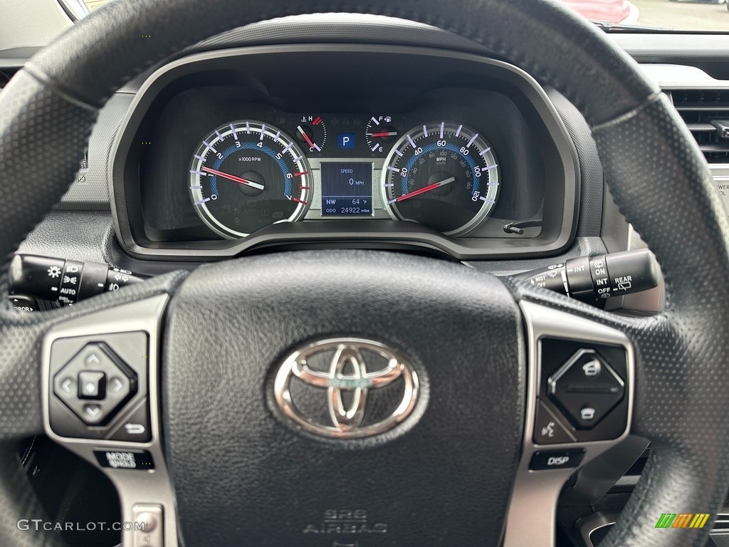 2016 Toyota 4Runner Limited Black Steering Wheel Photo #146244093