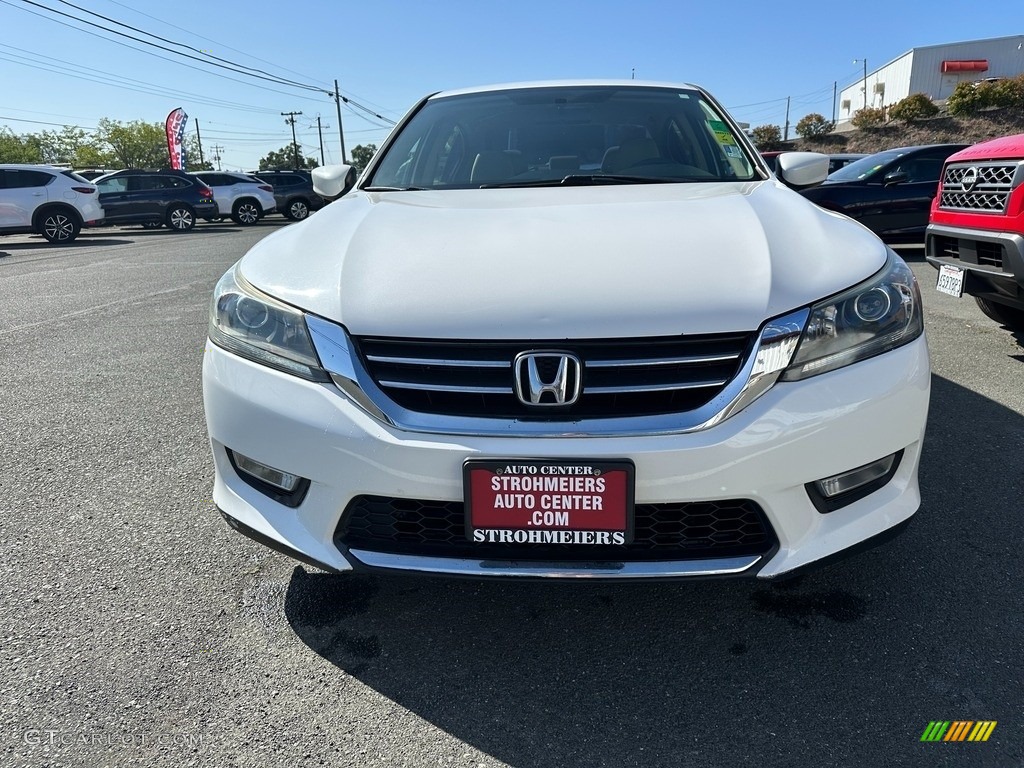 2015 Accord LX Sedan - White Orchid Pearl / Ivory photo #2