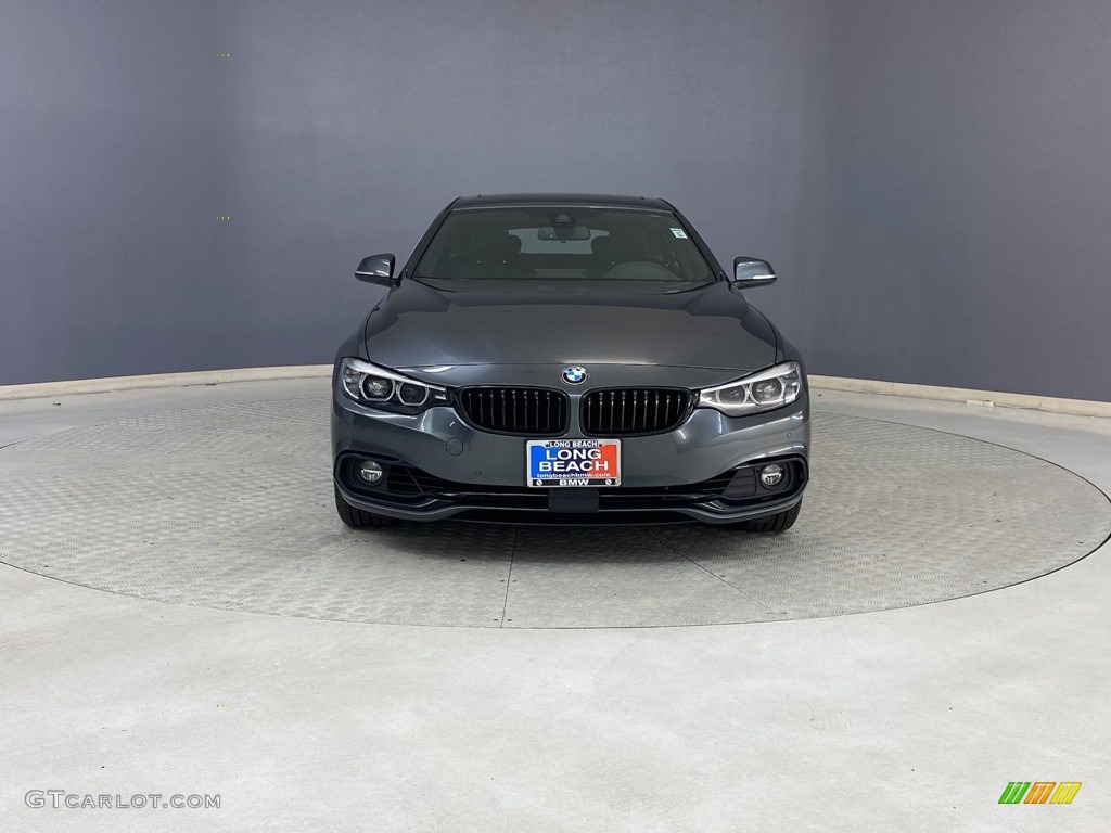 2020 4 Series 440i Gran Coupe - Mineral Grey Metallic / Black photo #2