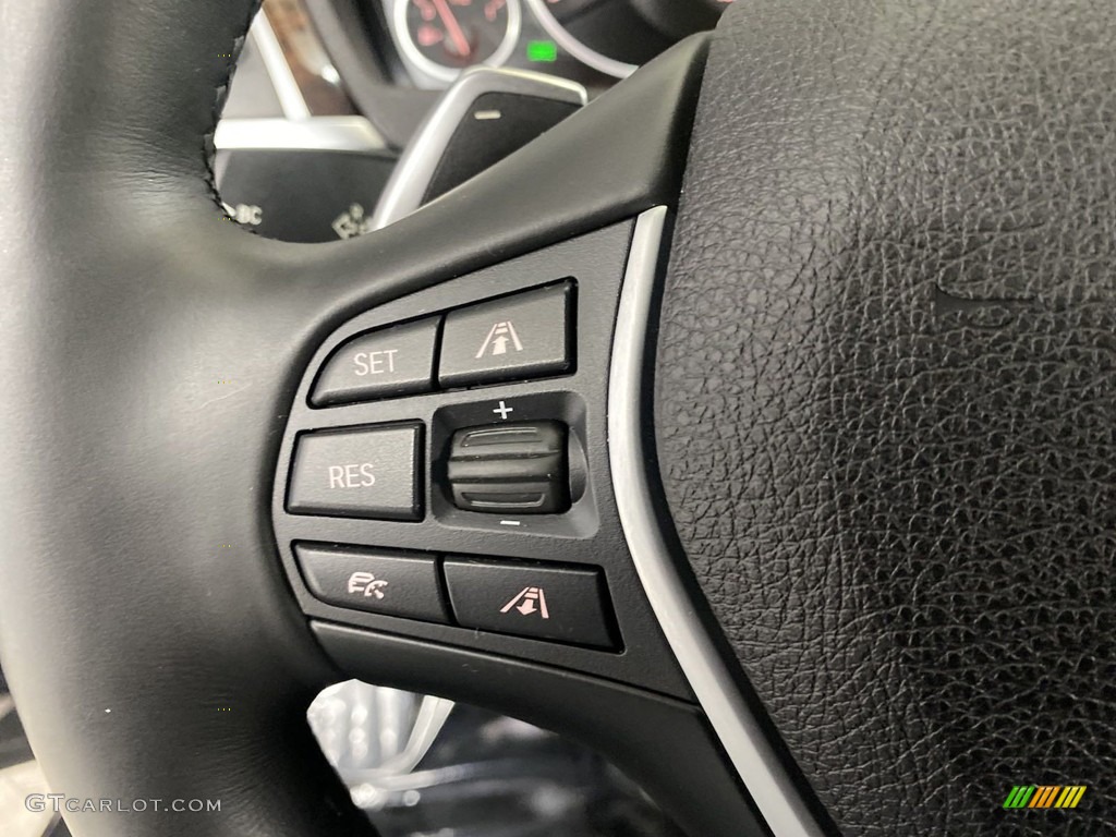 2020 BMW 4 Series 440i Gran Coupe Black Steering Wheel Photo #146244456