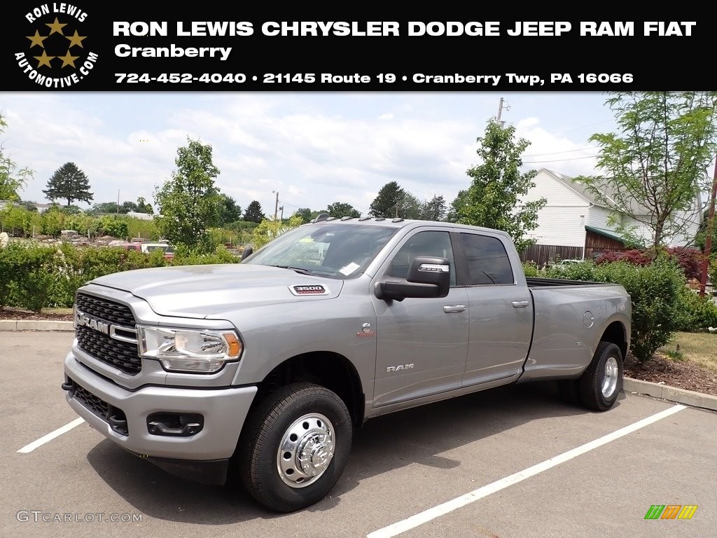 2023 3500 Big Horn Crew Cab 4x4 - Billet Silver Metallic / Black photo #1