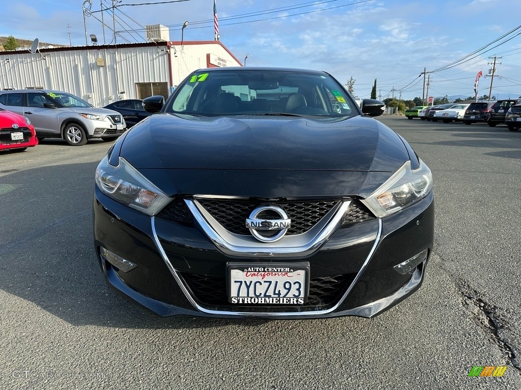 2017 Maxima SR - Super Black / Charcoal photo #2