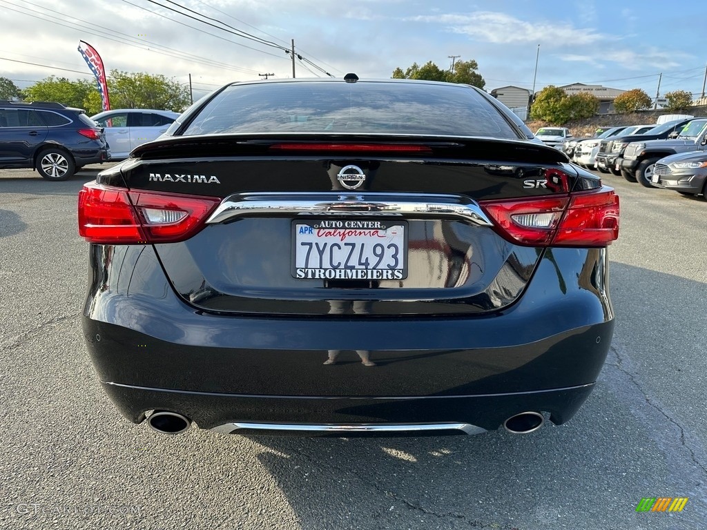 2017 Maxima SR - Super Black / Charcoal photo #5