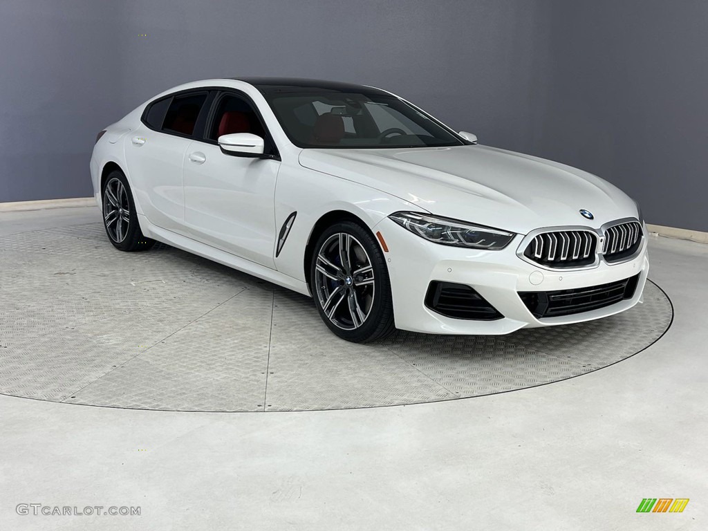 Mineral White Metallic 2023 BMW 8 Series 840i Gran Coupe Exterior Photo #146245236