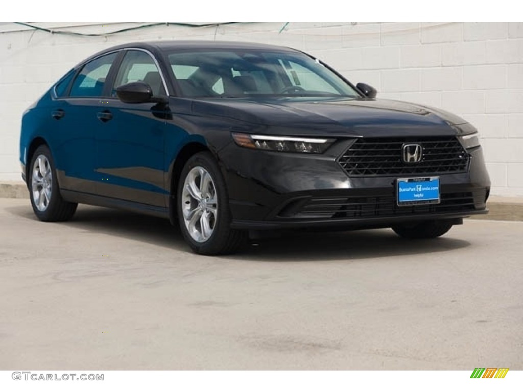 Crystal Black Pearl 2023 Honda Accord LX Exterior Photo #146245314