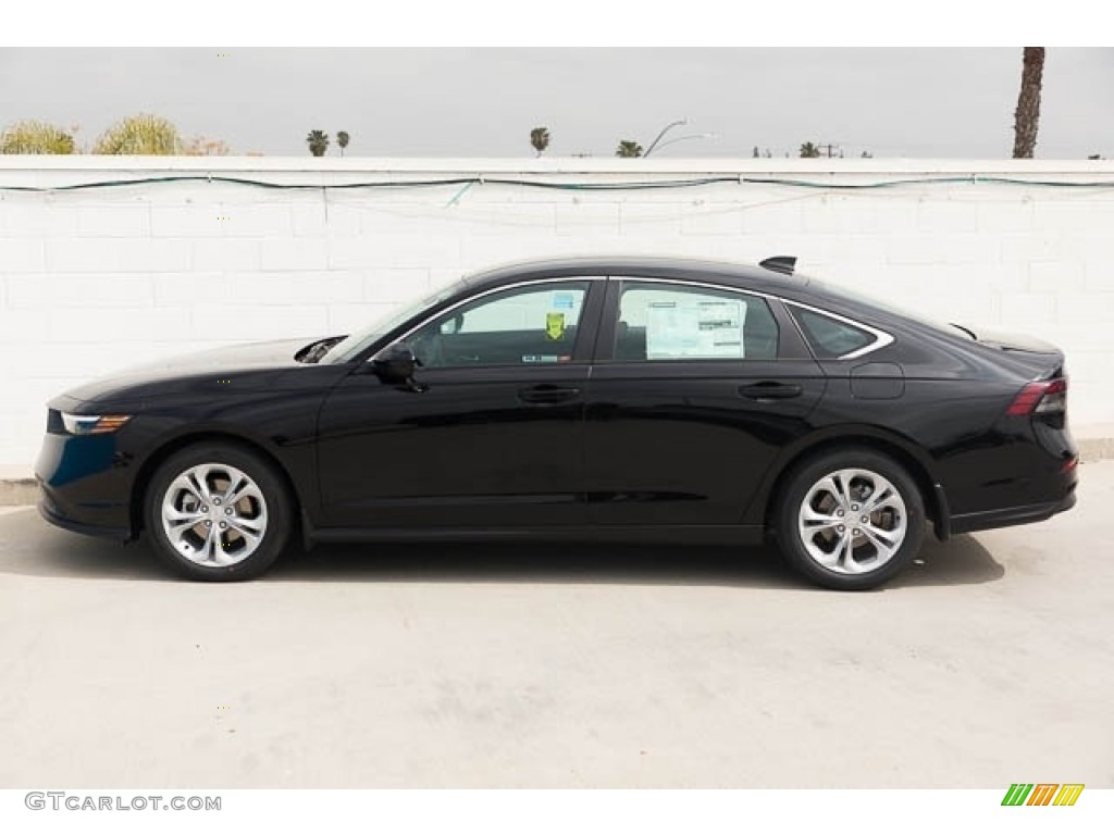 Crystal Black Pearl 2023 Honda Accord LX Exterior Photo #146245362