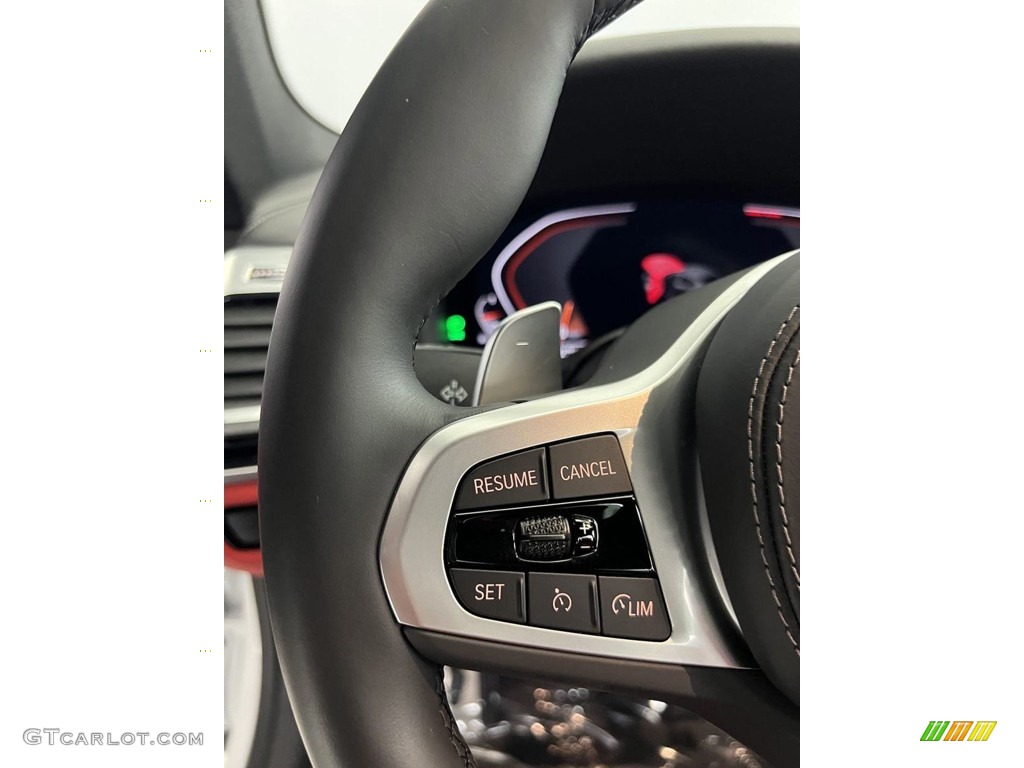 2023 BMW 8 Series 840i Gran Coupe Fiona Red/Black Steering Wheel Photo #146245494