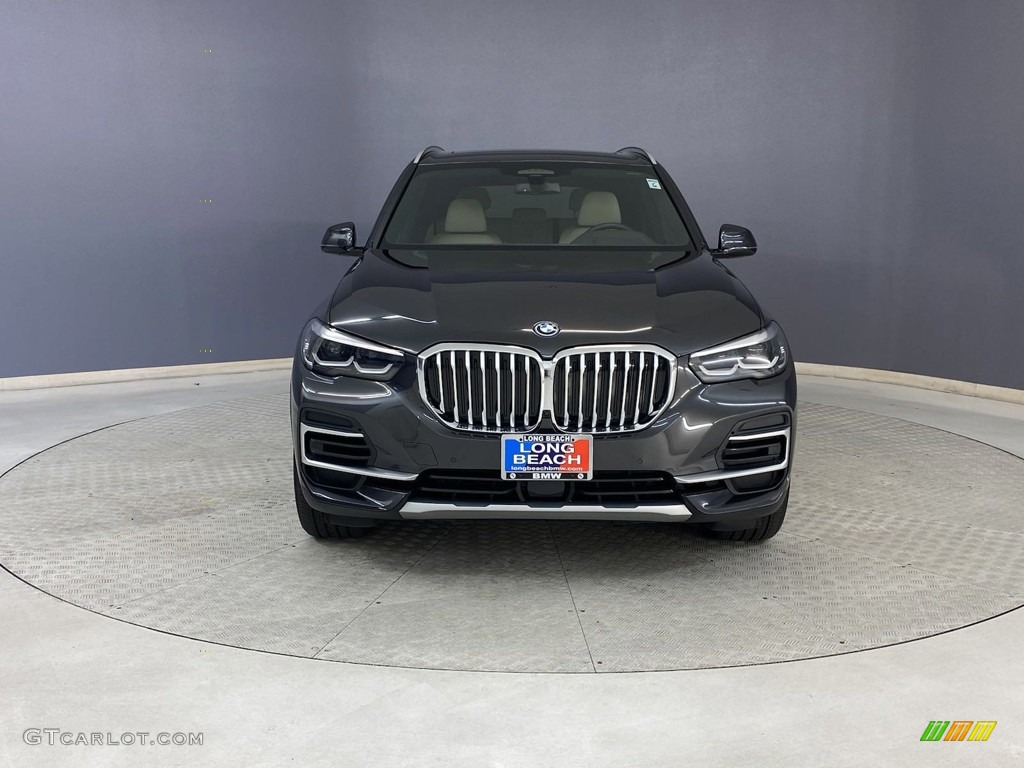 2022 X5 xDrive45e - Dark Graphite Metallic / Canberra Beige photo #2