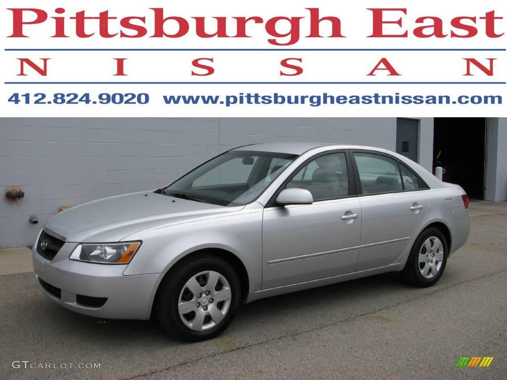 2007 Sonata GLS - Bright Silver / Gray photo #1