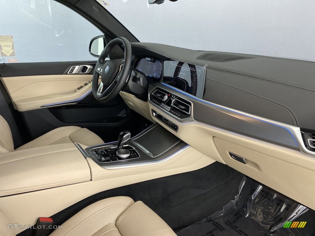 2022 BMW X5 xDrive45e Canberra Beige Dashboard Photo #146245893