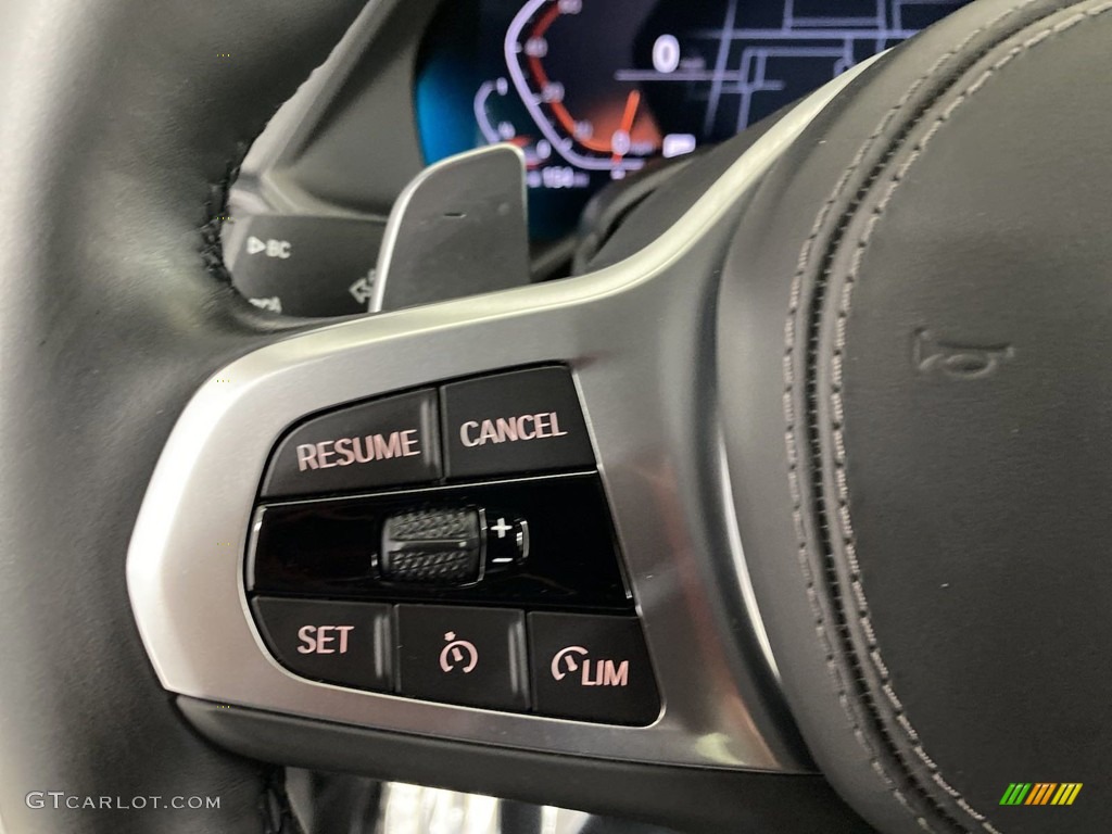 2022 BMW X6 xDrive40i Tacora Red Steering Wheel Photo #146246142