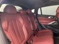 2022 BMW X6 Tacora Red Interior Rear Seat Photo