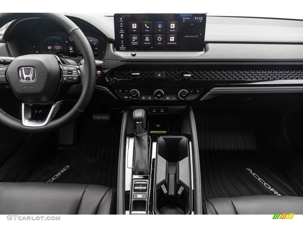 2023 Honda Accord Touring Hybrid Black Dashboard Photo #146246481