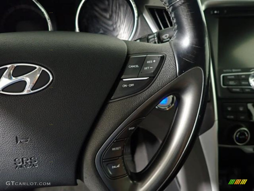 2014 Sonata Hybrid Limited - Pewter Gray Metallic / Gray photo #27