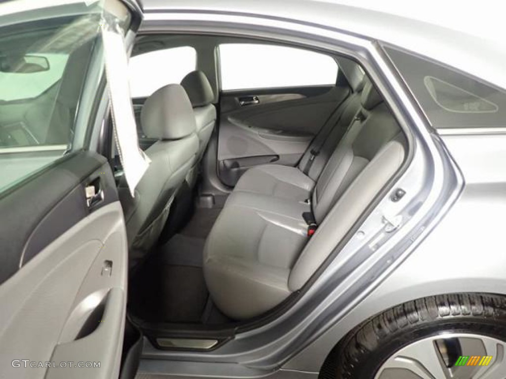 2014 Sonata Hybrid Limited - Pewter Gray Metallic / Gray photo #32