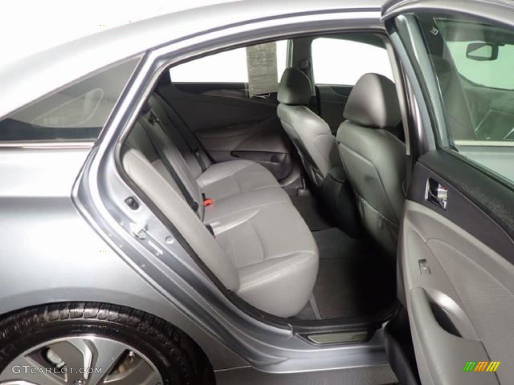 2014 Sonata Hybrid Limited - Pewter Gray Metallic / Gray photo #34
