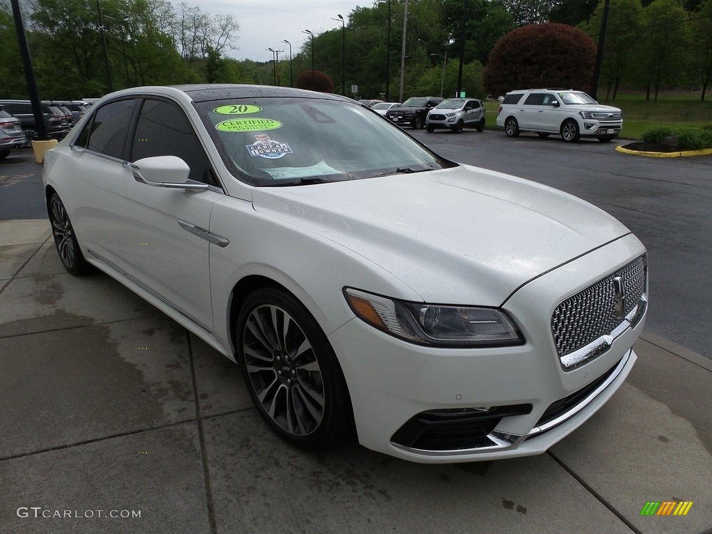 Pristine White 2020 Lincoln Continental AWD Exterior Photo #146247771