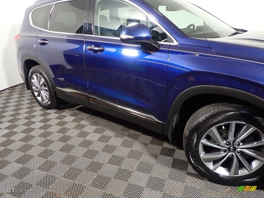 2020 Santa Fe Limited AWD - Stormy Sea / Espresso/Gray photo #6