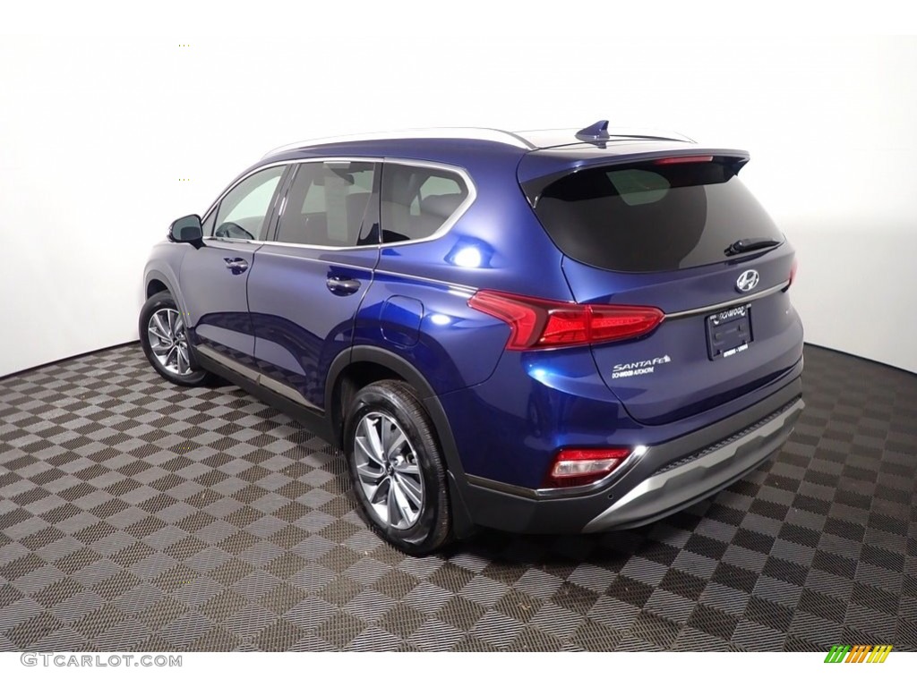 2020 Santa Fe Limited AWD - Stormy Sea / Espresso/Gray photo #14