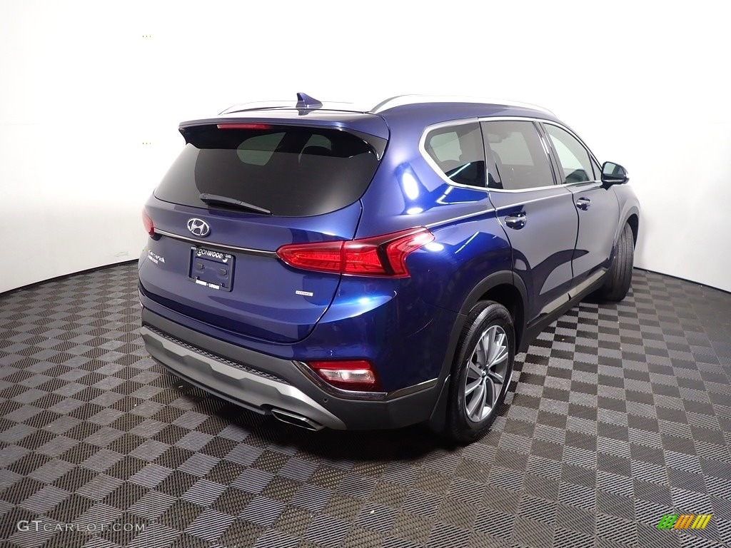 2020 Santa Fe Limited AWD - Stormy Sea / Espresso/Gray photo #20