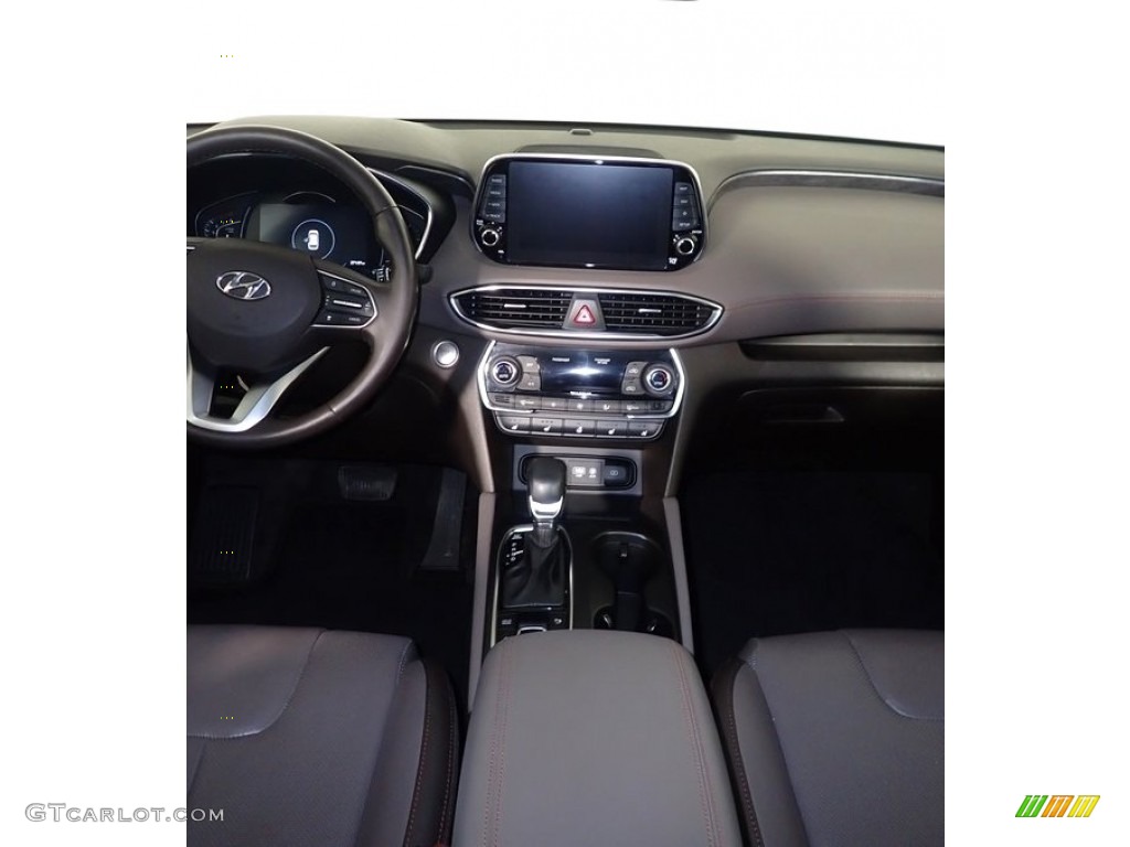 2020 Santa Fe Limited AWD - Stormy Sea / Espresso/Gray photo #26
