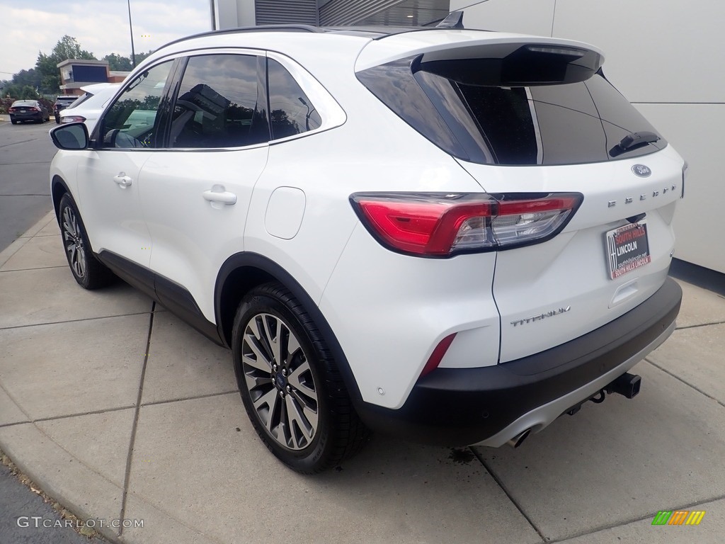 2020 Escape Titanium 4WD - Star White Metallic Tri-Coat / Ebony Black photo #3