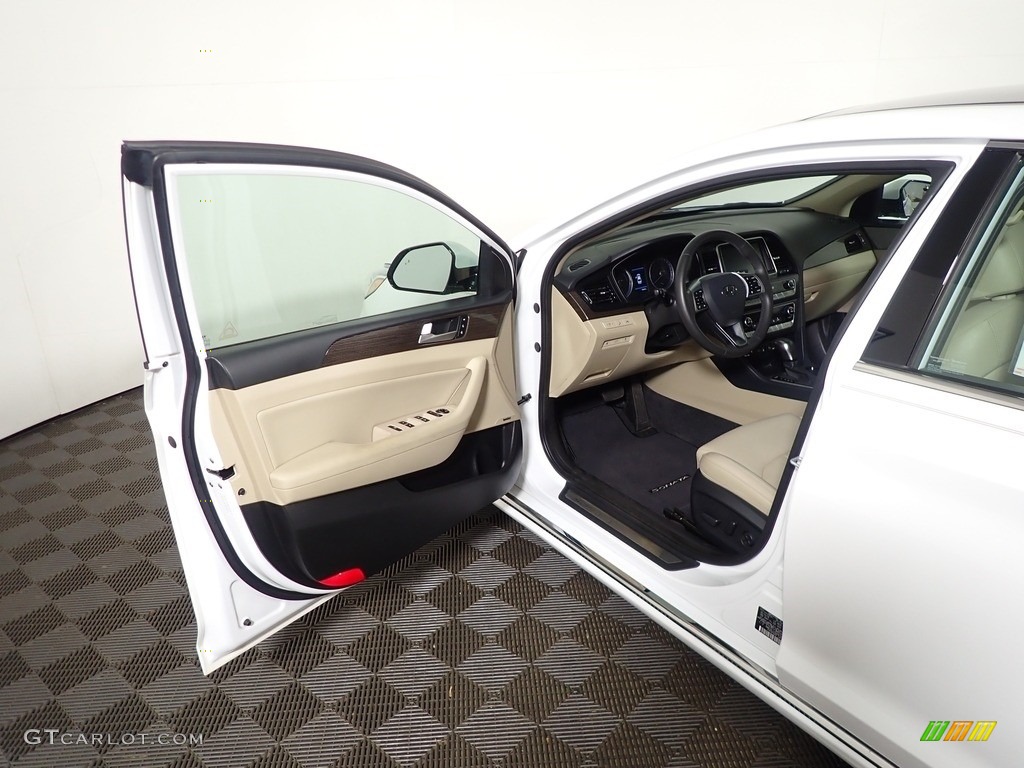 2019 Hyundai Sonata Hybrid Limited Beige Door Panel Photo #146248638