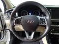 2019 Hyundai Sonata Beige Interior Steering Wheel Photo